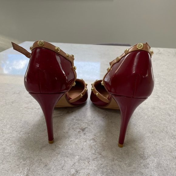 Halogen NWOT Martine Studded T-Strap Heels - Picture 4 of 14